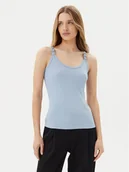 Koszulki i topy damskie - Morgan Top 251-DIDOA Błękitny Slim Fit - miniaturka - grafika 1