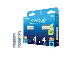Panasonic ENELOOP 4x AA 2000mAh + 4x AAA 800mAh - Baterie i akcesoria - miniaturka - grafika 1