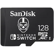 Karty pamięci - Karta pamięci SANDISK microSDXC 128GB Fortnite Skull Trooper - miniaturka - grafika 1