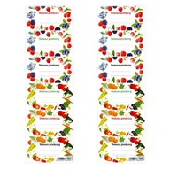 Pasmanteria - Naklejki Na Przetwory Owoce/Warzywa Starpak 501228 - miniaturka - grafika 1