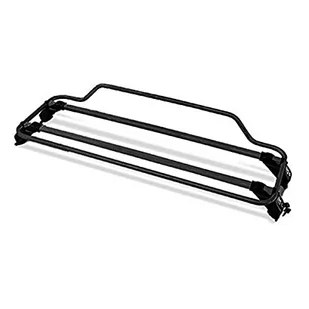 Cabrio stojak bagażowy model lato 124 x 42 cm czarny malowany proszkowo - Kufry i sakwy motocyklowe - miniaturka - grafika 1