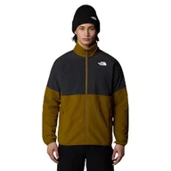 Kurtki męskie - THE NORTH FACE Męska kurtka polarowa Glacier Heavyweight Full Zip, zielony (Moss Green/Asphalt Grey), M - miniaturka - grafika 1