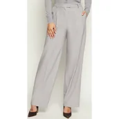 Spodnie damskie - Patrizia Pepe Spodnie | flare fit - miniaturka - grafika 1