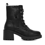 Botki damskie - Trzewiki Clara Barson CEO-WS5898-19 Czarny - miniaturka - grafika 1