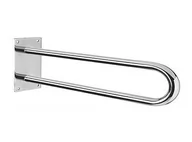 Akcesoria łazienkowe - Poręcz stała łazienkowa Bisk Masterline PRO 054990 600 mm chromowana - atestowana poręcz łazienkowa - miniaturka - grafika 1