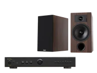 Zestawy stereo - Rotel A11 MkII (czarny) + Tesi 3 (mokka) - miniaturka - grafika 1