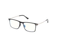 Okulary korekcyjne, oprawki, szkła - Dioptrie szkieł Tom Ford FT5865-B/V 002 - miniaturka - grafika 1