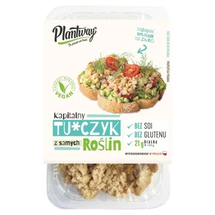 Plantway Kapitalny tuńczyk z samych roślin 150 g - Ryby świeże i mrożone - miniaturka - grafika 1