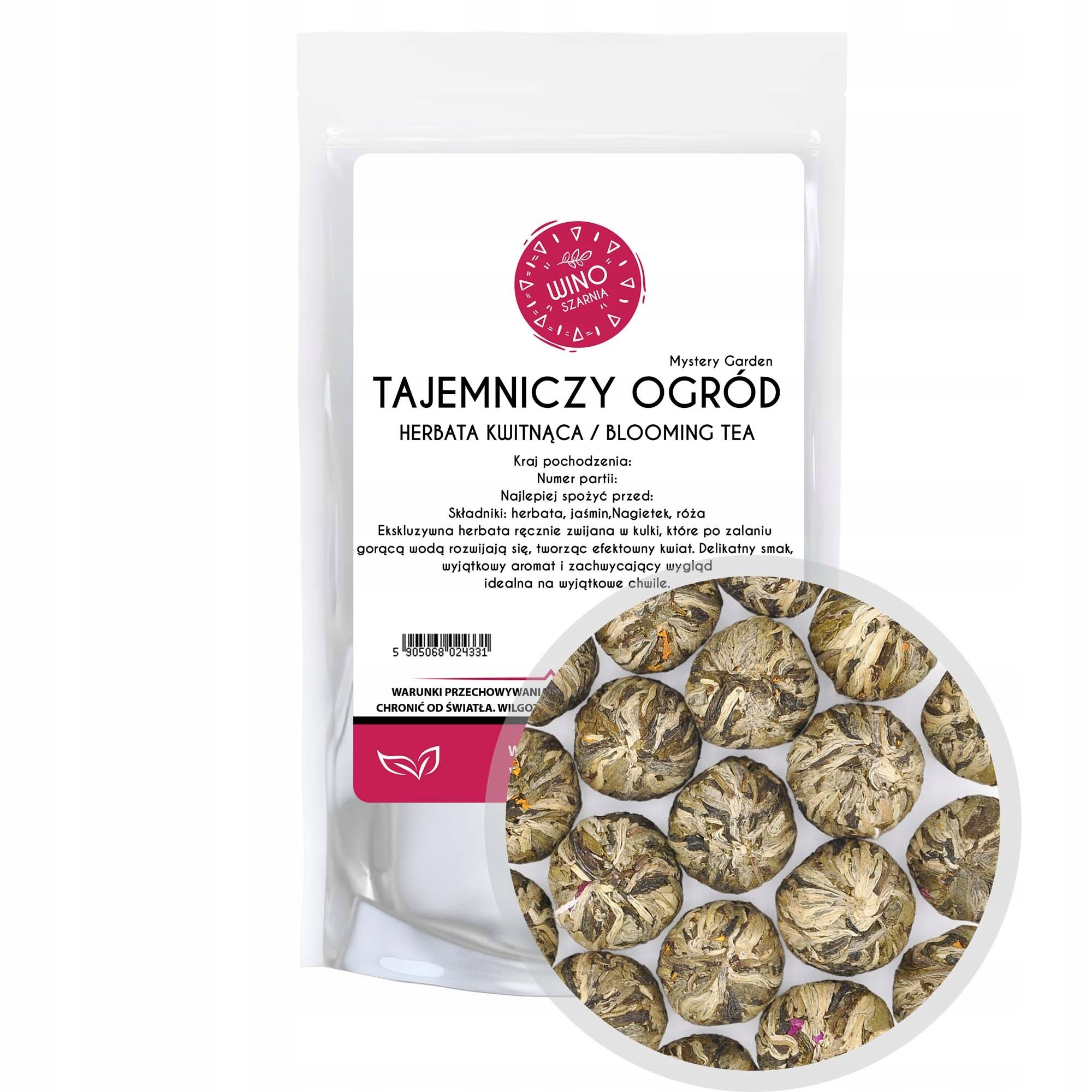 Herbata kwitnąca zielona Tajemniczy Ogród Mystery Garden 1kg