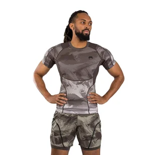 Koszulka męska Venum Electron 3.0 Rashguard - Kimona, stroje i obuwie - miniaturka - grafika 1