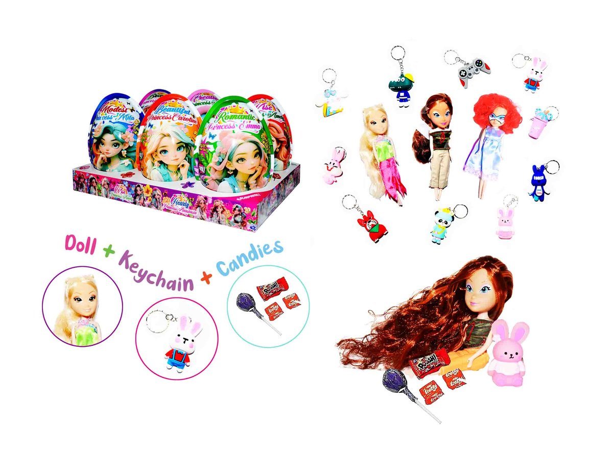 JAJKO 17.5CM XXXL PRINCES PLASTIC 6SZT