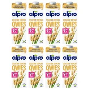 Alpro Napój owsiany oryginalny Zestaw 8 x 1 l - Napoje roślinne Alpro Napój owsiany oryginalny Zestaw 8 x 1 l - Napoje roślinne - miniaturka - grafika 1