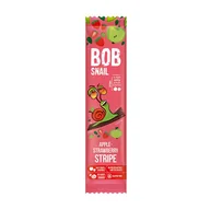 Zdrowa żywność - ECO-SNACK Bob Snail Stripe jabłko-truskawka 14g - Eco-Snack 4820206080721 - miniaturka - grafika 1