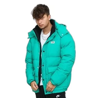 Kurtki męskie - FILA Męska kurtka Tirebolu oversized Puff Jacket Padded, billiard, 2XL - grafika 1