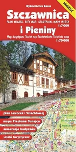 GAUSS Szczawnica - plan miasta (skala: 1:7000) i Pieniny - mapa turystyczna (skala: 1:70 000) - Opracowanie zbiorowe - Atlasy i mapy - miniaturka - grafika 1