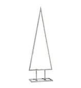 Ozdoby bożonarodzeniowe - Minimalistyczna choinka świecąca podłogowa LED 6W biała ciepła - miniaturka - grafika 1