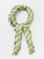 Apaszki i szaliki damskie - Becksöndergaard Jedwabna chusta "Dodera" w kolorze kremowo-zielonym - 65 x 65 cm - miniaturka - grafika 1