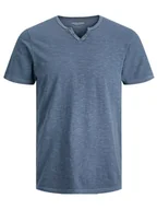Koszulki męskie - Jack & Jones Koszulka w kolorze granatowym - miniaturka - grafika 1