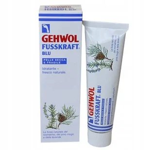 Gehwol FUSSKRAFT BLUE Krem do leczenia suchej i szorstkiej skóry na stopach i piętach 75ml 0000009527 - Kremy i maski do rąk - miniaturka - grafika 2