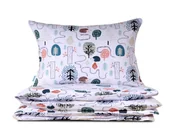 Pościel dla dzieci - Pościel dziecięca 100x135 Wędrówka jeża z plecaczkiem - miniaturka - grafika 1