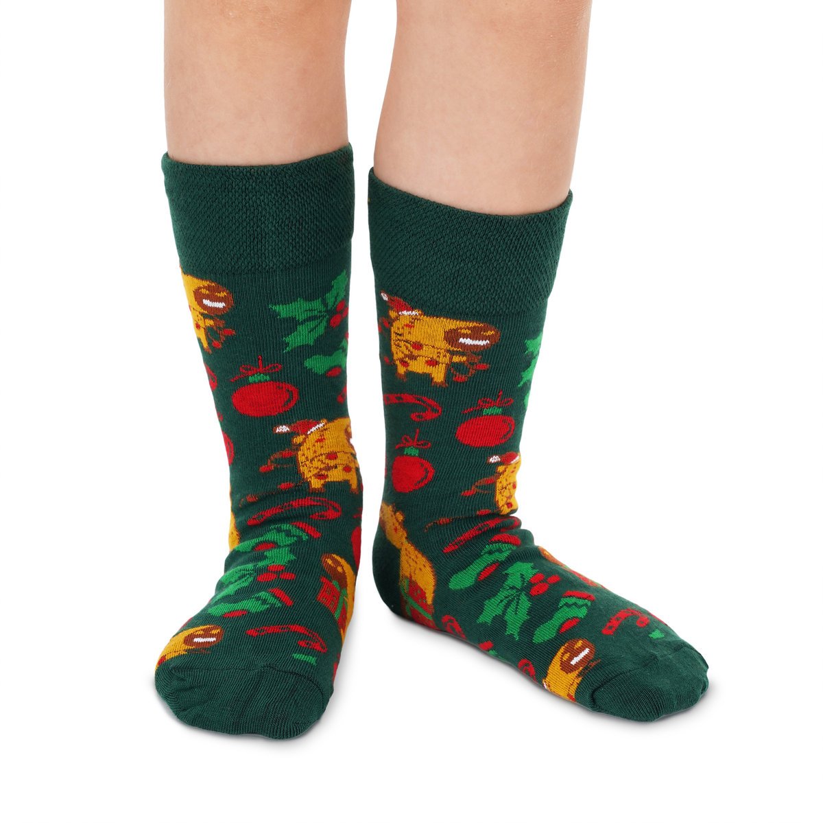 Skarpetki świąteczne w kapibary 32-34 świąteczne skarpetki dziecięce