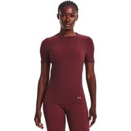 Koszulki i topy damskie - Damska Koszulka z krótkim rękawem UNDER ARMOUR UA RUSH SEAMLESS SS 1373929-690 – Czerwony - miniaturka - grafika 1