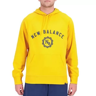 Bluza New Balance MT31901VGL - żółta - Bluzy męskie - miniaturka - grafika 1