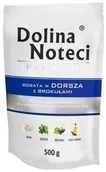 Mokra karma dla psów - Dolina Noteci Premium Adult Dorsz z Brokułami 10x500g SASZETKA - miniaturka - grafika 1