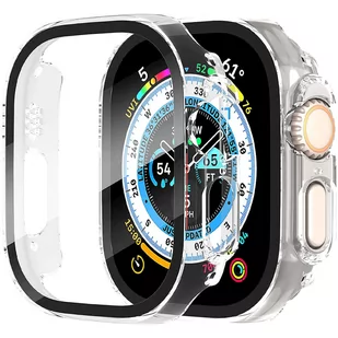 Obudowa ochronna z szkłem Alogy Protector Case 2w1 nakładka etui do Apple Watch Ultra 49mm Przezroczysta - Akcesoria do smartwatchy - miniaturka - grafika 2