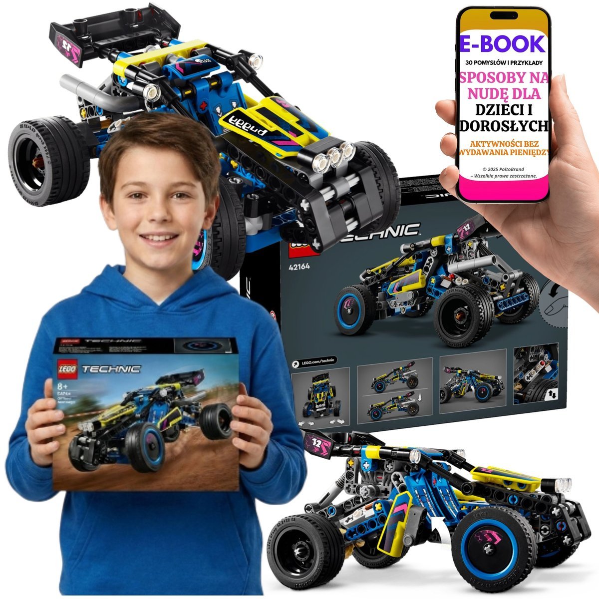 LEGO TECHNIC AUTO 42164 Buggy Off Road Samochód Rajdowy LEGO + E-BOOK-3