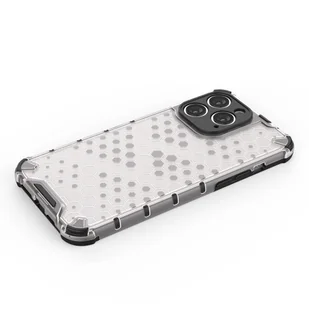 Honeycomb etui iPhone 14 Pro pancerny hybrydowy pokrowiec przezroczyste - Etui i futerały do telefonów - miniaturka - grafika 13