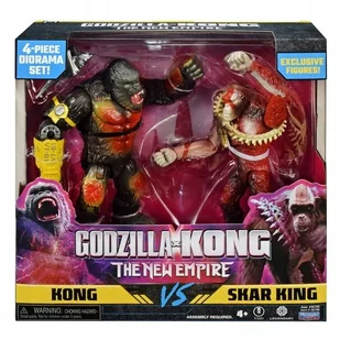 THE NEW EMPIRE GODZILLA X KONG ZESTAW KONG VS SKAR KING - Figurki dla dzieci - miniaturka - grafika 1