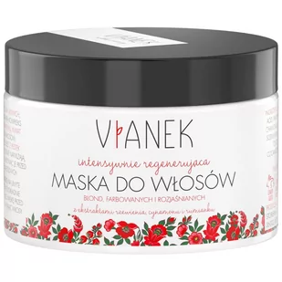 Sylveco VIANEK Regenerująca intensywnie maska do włosów blond, farbowanych, rozjaśnianych, 150ml - Maski do włosów - miniaturka - grafika 1