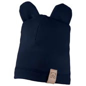 Czapki damskie - Czapeczka Wiosenna Jesienna Czapka Z Bawełny Dla Dzieci 44-46 Granatowa - miniaturka - grafika 1