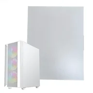 Akcesoria do komputerów stacjonarnych - Gembird Prawy panel boczny do obudowy Fornax 4000 biała blacha - miniaturka - grafika 1