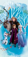 Okrycia kąpielowe dla dzieci - Ręcznik Plażowy 70x140 Frozen Kraina Lodu Elsa 31 - miniaturka - grafika 1