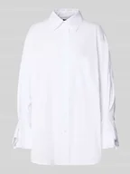 Bluzki damskie - Bluzka koszulowa z listwą guzikową - miniaturka - grafika 1