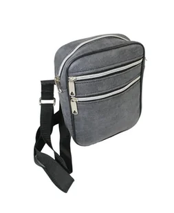Skórzana Torba Męska Średnia Pionowa GRAFITOWA Antoszczyk (PL) 20 x 16 x 5 [cm] - Torby męskie - miniaturka - grafika 1
