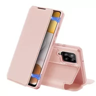 Etui i futerały do telefonów - Dux Ducis Skin X kabura etui pokrowiec z klapką Samsung Galaxy A42 5G różowy - miniaturka - grafika 1