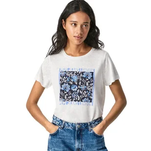 Koszulka damska Pepe Jeans Andrea z printem-XS - Koszulki i topy damskie - miniaturka - grafika 1