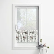 Firany - Zazdrostka WINTER wzór BN34 | szyszki z kwiatami bawełny 60 x 240 cm - miniaturka - grafika 1