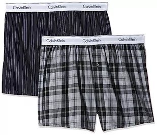 Calvin Klein męskie bokserki szorty (2 sztuki) - Spodenki damskie - miniaturka - grafika 1