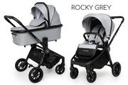 Wózki dziecięce - Muuvo QUICK 2W1 Rocky Grey - miniaturka - grafika 1