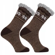 Skarpetki męskie - Ciepłe I Milutkie Świąteczne SKARPETY MĘSKIE ANTYPOŚLIZGOWE ABS MORAJ - miniaturka - grafika 1
