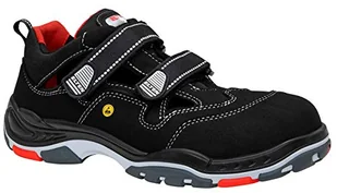 ELTEN Scott ESD S1P męskie buty ochronne, sandały ochronne, certyfikowane zgodnie z normą EN ISO 20345: S1P, nasadka z tworzywa sztucznego, wyposażenie bez metalu i skóry (czarne), EU 42 - Biuro i firma OUTLET - miniaturka - grafika 1