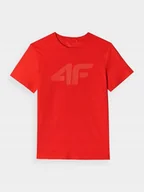 Koszulki męskie - 4F koszulka męska sportowa t-shirt bawełniany M1844 - miniaturka - grafika 1