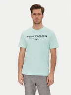 Koszulki męskie - Tom Tailor T-Shirt 1045773 Zielony Regular Fit - miniaturka - grafika 1