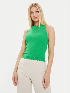 Morgan Top 241-MARIO Zielony Slim Fit - Koszulki i topy damskie - miniaturka - grafika 1