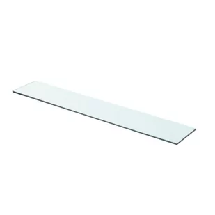 Półka szklana bezbarwny panel 70x12 cm - Półki do salonu - miniaturka - grafika 1