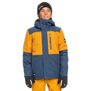 Dziecięca Kurtka ocieplana QUIKSILVER MISSION BLOCK B SNJT BSN0 EQBTJ03167-BSN0 – Granatowy - Kurtki narciarskie - miniaturka - grafika 1
